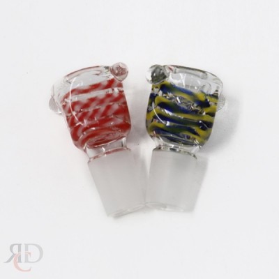 GLASS BOWL SWIRL COLOR BMD90-19M 5CT/PACK